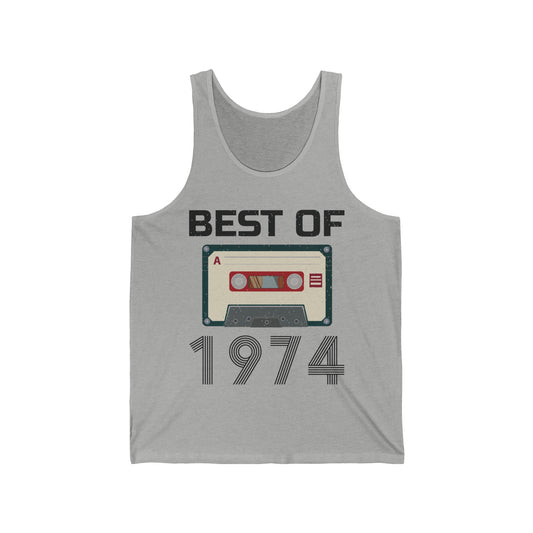 Best Of 1970 Cassette Tape 50th Birthday Gifts Vintage Tank Tops For Men Women