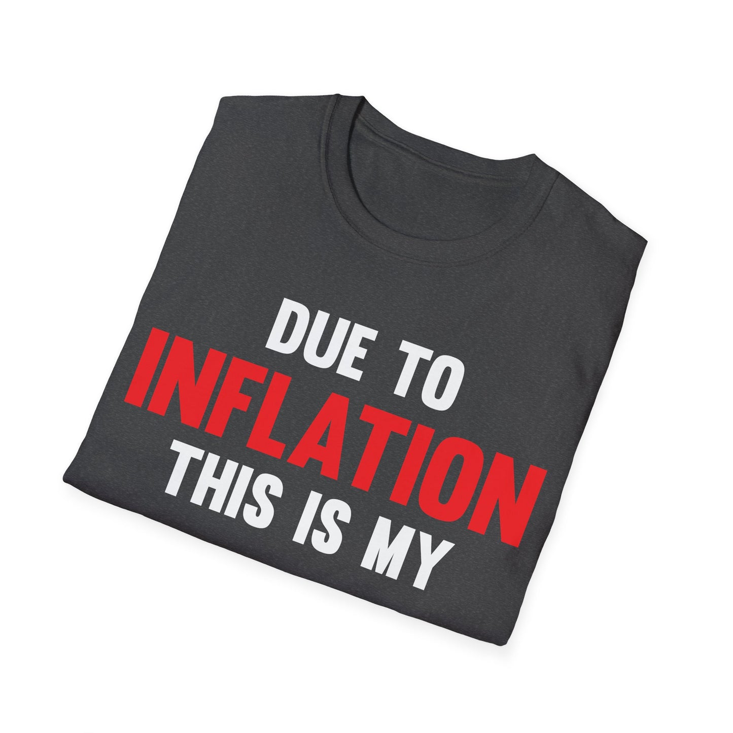Due To Inflation This is My Halloween Thanksgiving Christmas Jumper Funny T-Shirt