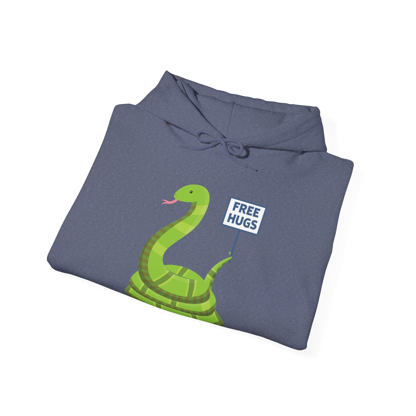 Funny Free Hugsss Cute Snake Hug Lovers Sarcastic Hoodie For Men Women Travelers