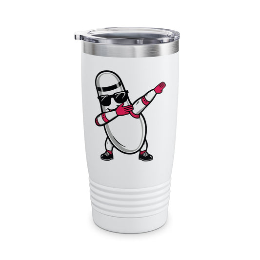 Funny Bowling Pin Dabbing Sunglasses Bowler Player Tumbler For Men Women Tumbler