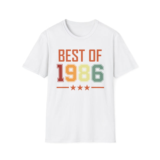 Funny Vintage Best of 1986 40 Year Old Gift 40th Birthday T-Shirt For Men Women T-Shirt