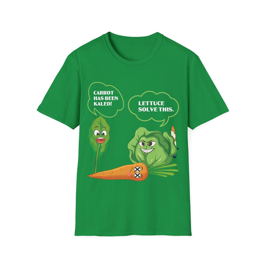 Lettuce Leaf Vegetable Funny Joke Vegetarian Vegant T-Shirt For Men Women