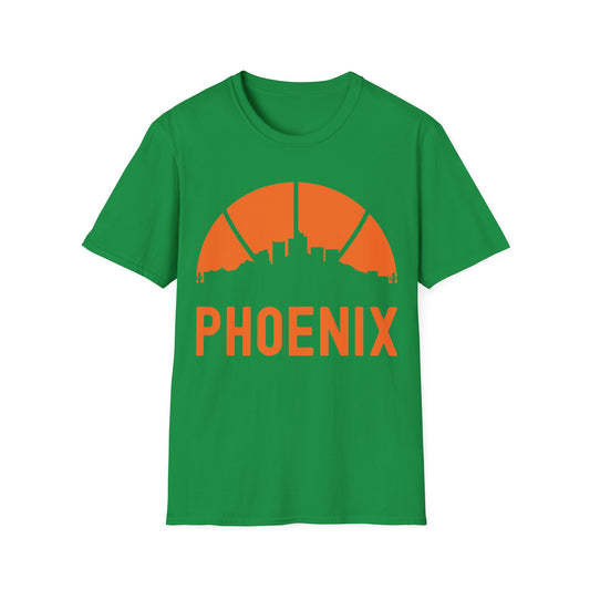 Phoenix Skyline Basketball B-Ball Arizona City Retro T-Shirt For Men Women