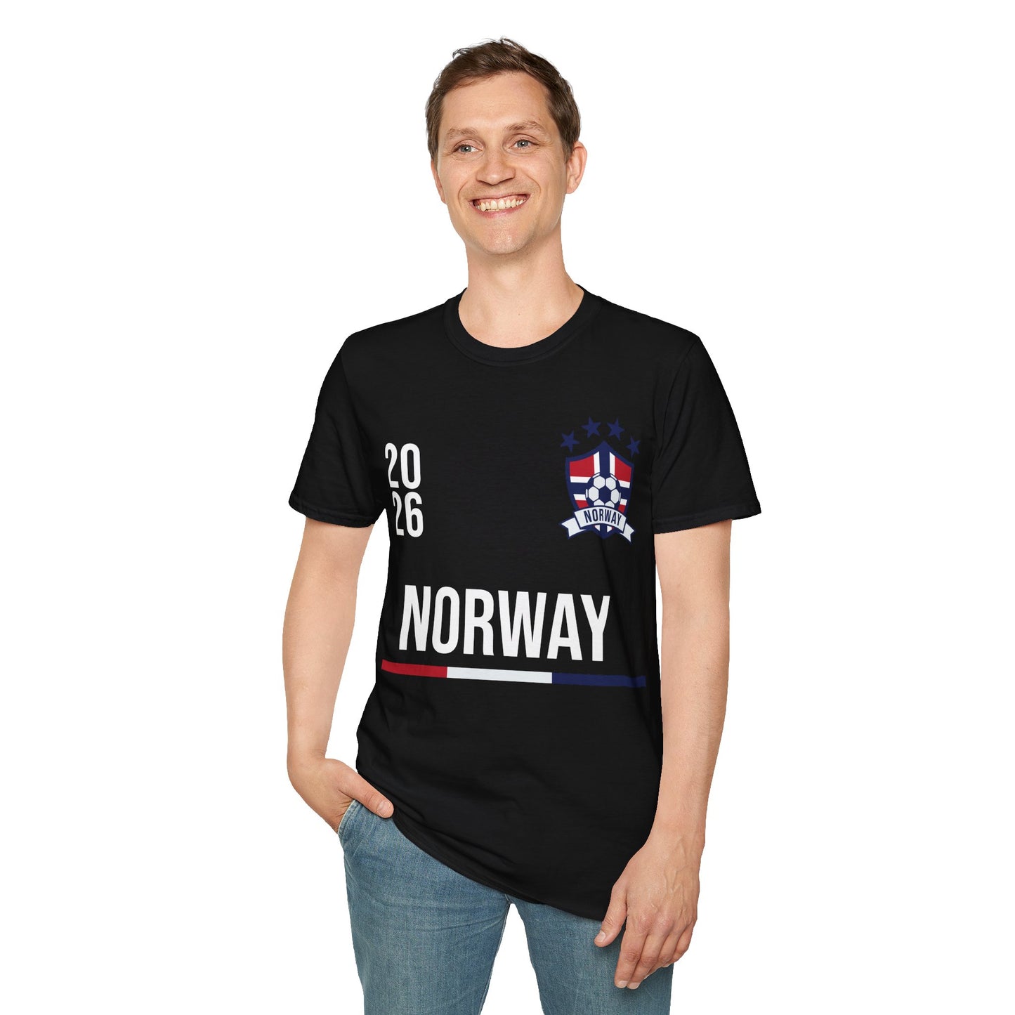 Norway Soccer Tee Flag Football Shirt Gift USA 2026 T-Shirt