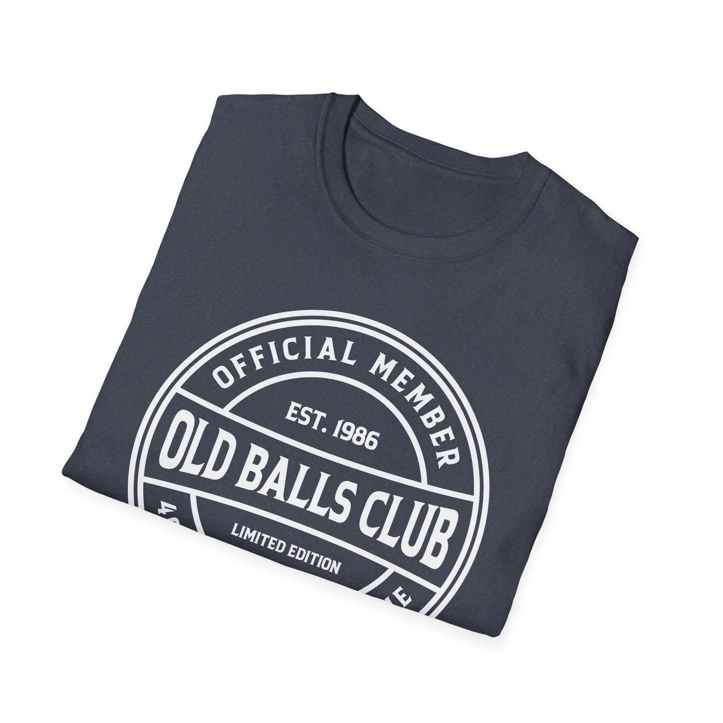 Mens Old Balls Club 40 Years Awesome Forty 40th Birthday Farthers Day T-Shirt