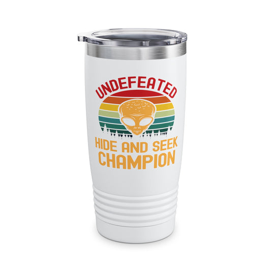 Alien Area 51 Hide And Seek Champion Fun Run Funny Tumbler