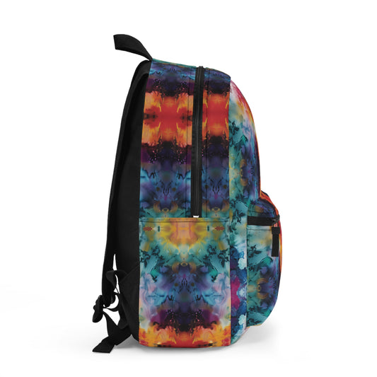 Tie-Dye Dream Vibrant Pattern Backpacks For Men Women Kids School Travel, Capacity School Backpacks