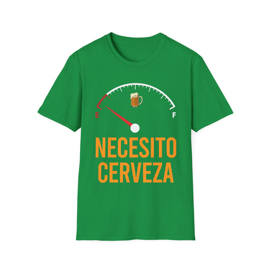 Funny Necesito Cerveza Spanish Quote I Need Beer T-Shirt For Men Women
