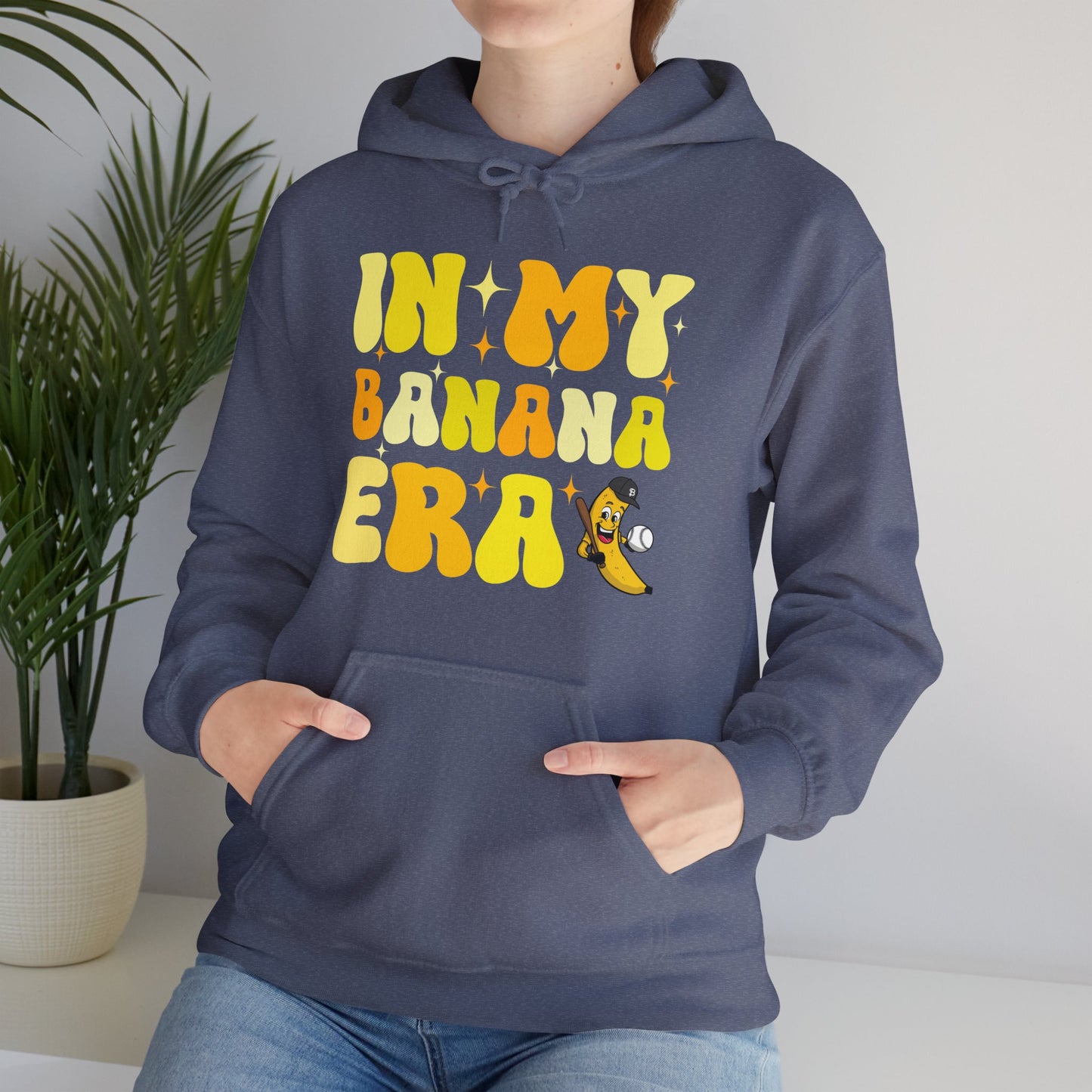 Funny In My Bananas Era Fruit Lover Baseball Player Hoodie For Men Women Hoodie