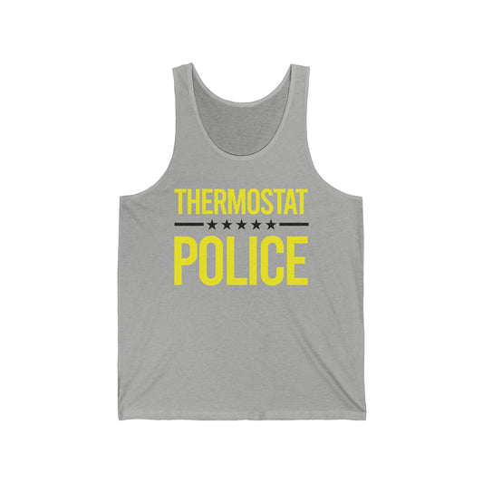 Mens Thermostat Police For A Police Fathers Day Dad Papa Tank Tops For Women Men