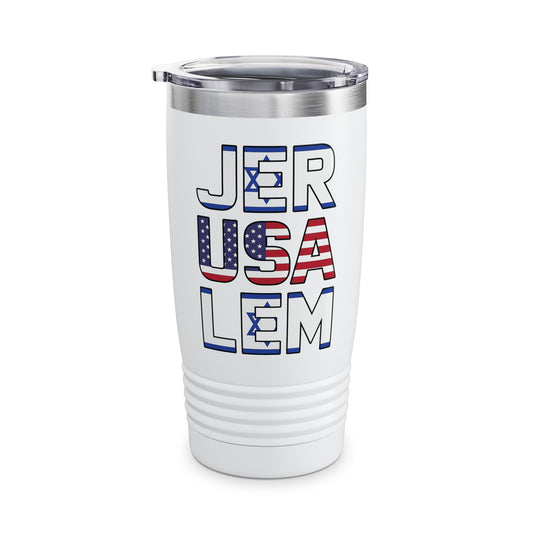 Jerusalem City Usa Israel Flag Jewish Support Jerusalem Tumbler For Men Women Tumbler