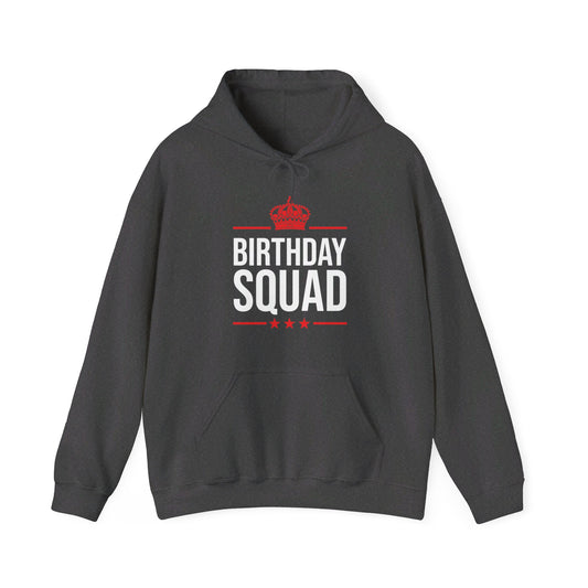 Funny Birthday Squad For Birthday Celebration Hoodie For Men Women Kids