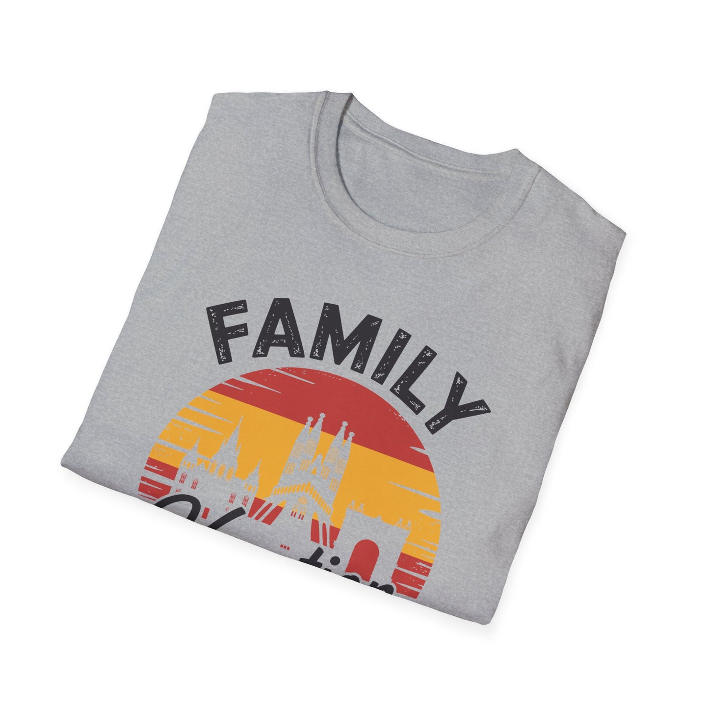 Family Vacation Spain 2026 Traveler Trip Tour T-Shirt For Men Women Tourist