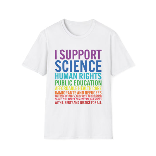 I Support Progressive Liberal Democratic Causes Protest T-Shirt
