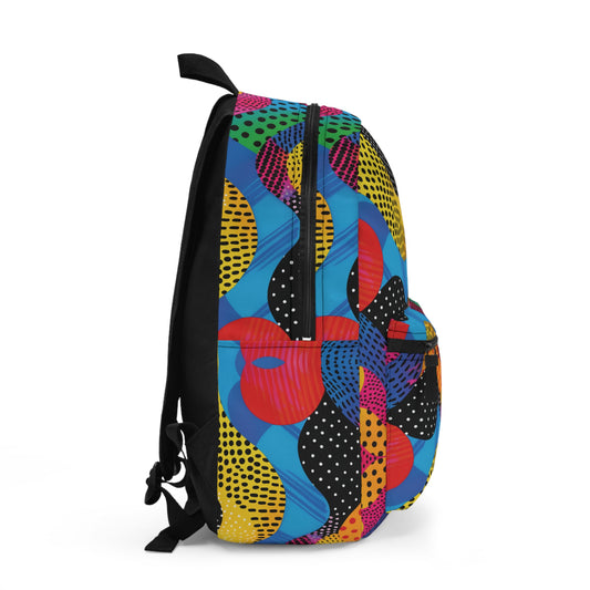 Pop Art Punch Vibrant Pattern Backpacks For Men Women Kids School Travel, Capacity School Backpacks