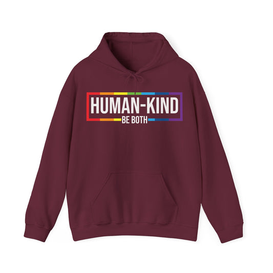 Human Kind, Be Both. Equality, Kindness, Humankind Anti-Racism Hoodie