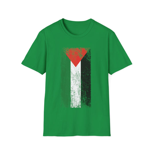Distressed Palestine Flag I love Palestine Gaza Vintage T-Shirt For Men T-Shirt