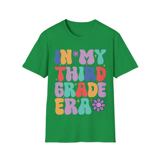 Funny In My 3rd Grade Era Back to School In My Third Grade Era T-Shirt For Men Women T-Shirt