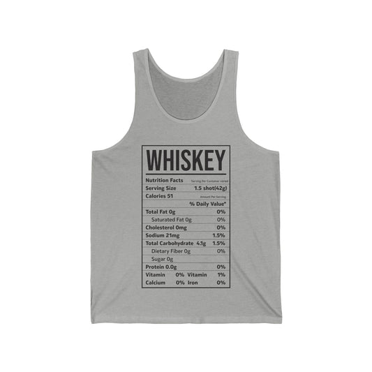 Whiskey Nutrition Facts Funny Family Matching Thanksgiving Christmas Drinking Tank Top For Men Women