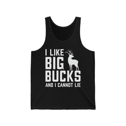 I Like Big Bucks and I Cannot Lie Deer Hunting Hunter Tank Tops For Men Women
