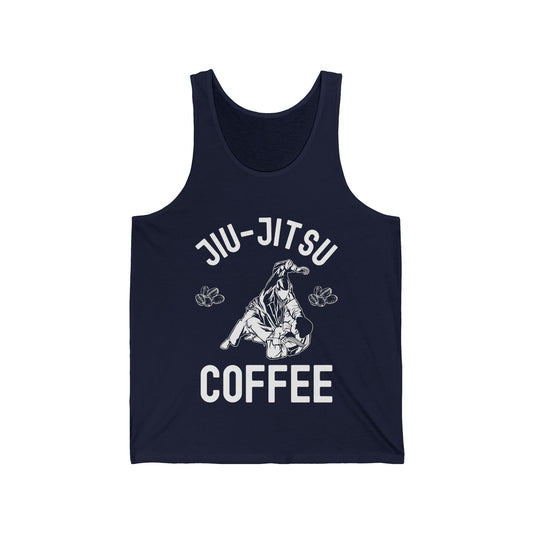 Jiu Jitsu Coffee Cool Combat BJJ MMA Fighter Coffee Lovers Tank Top Men Women
