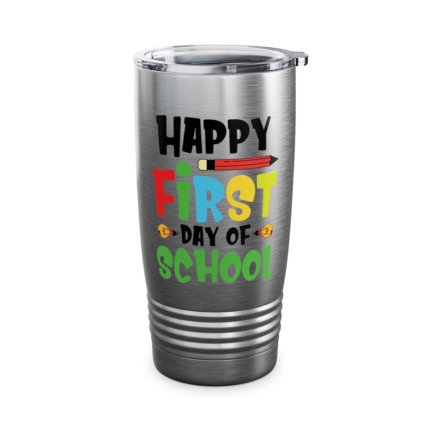 Happy First Day of School Teacher Student Back to School Tumbler