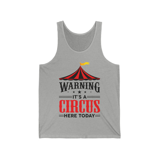 Its A Circus Here Today Circus Birthday Party Gift Costume Tank top