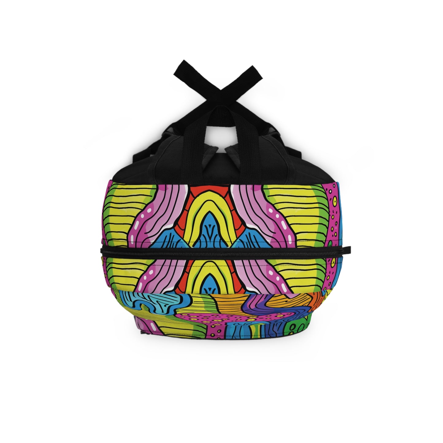 Abstract Rainbow Colored Pattern Backpacks for Men Women Kids School Travel, Capacity School Backpacks