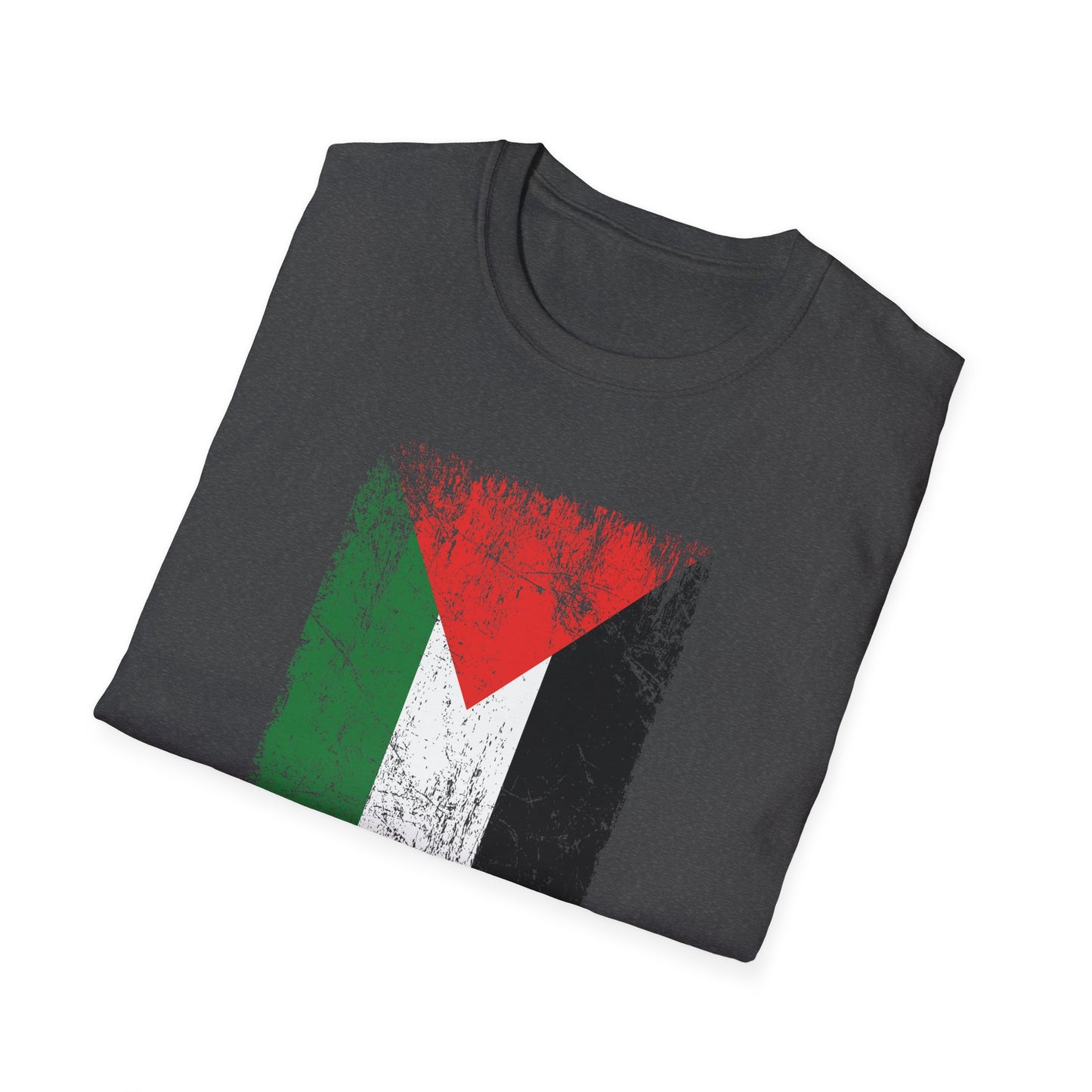 Distressed Palestine Flag I love Palestine Gaza Vintage T-Shirt For Men T-Shirt