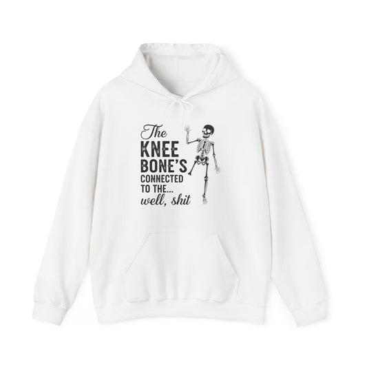 The Knee Bone's Connected to The Well, Shit Amputee Gifts Hoodie