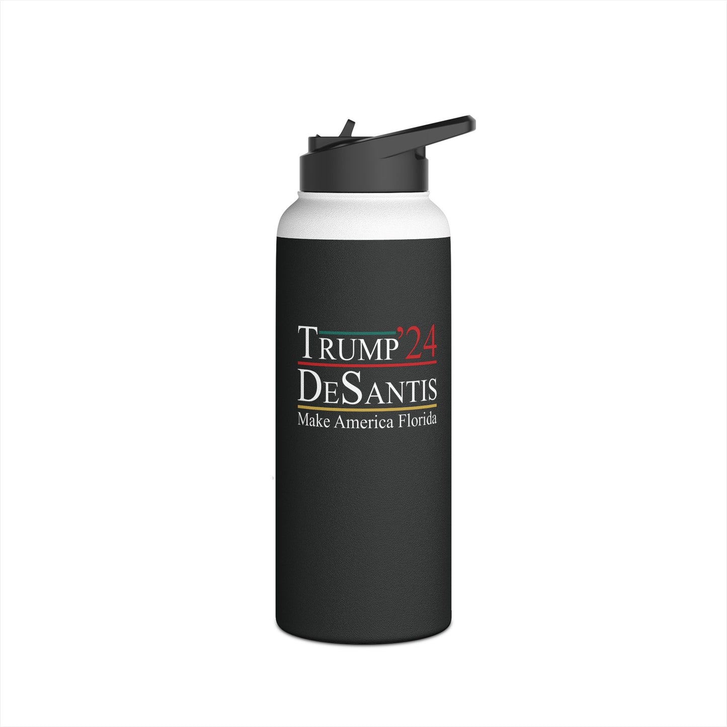 Trump DeSantis 2024 Make America Florida, Election Water Bottles Man Women