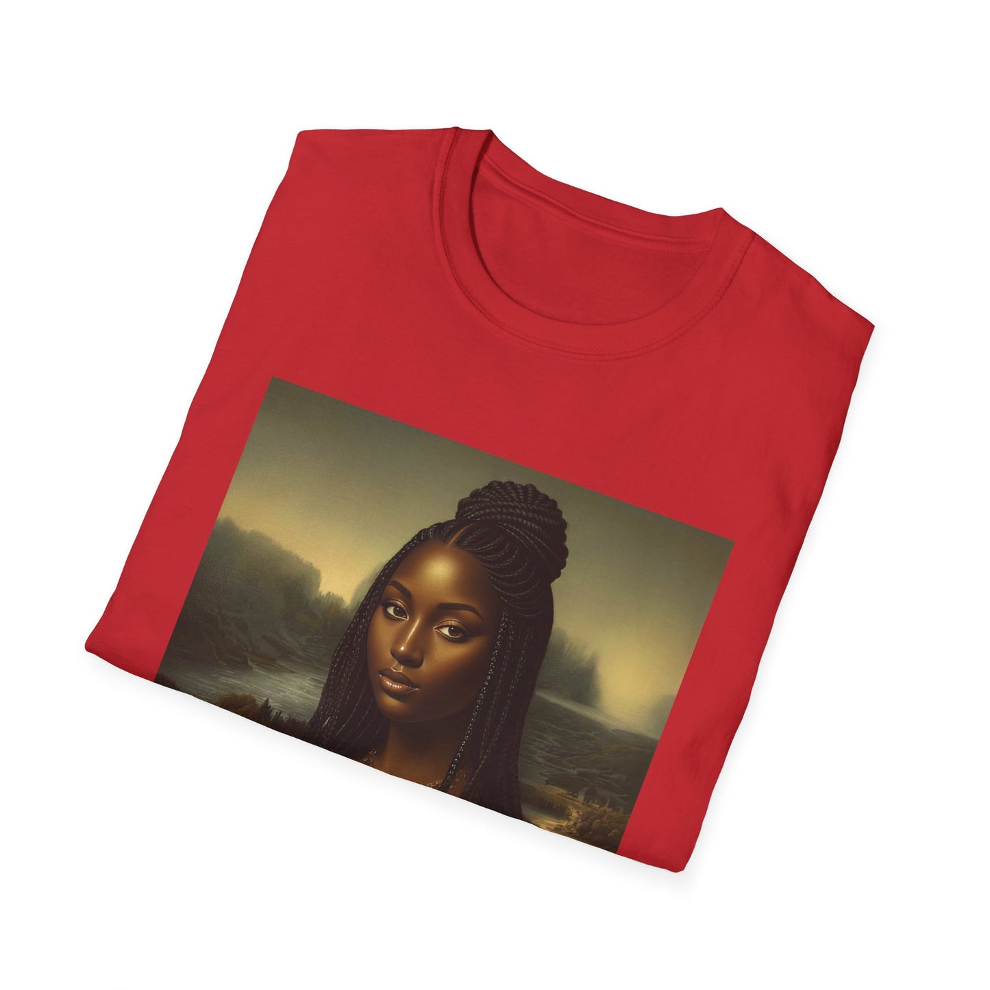 Black Mona Lisa African American Black History Month Funny T-Shirt