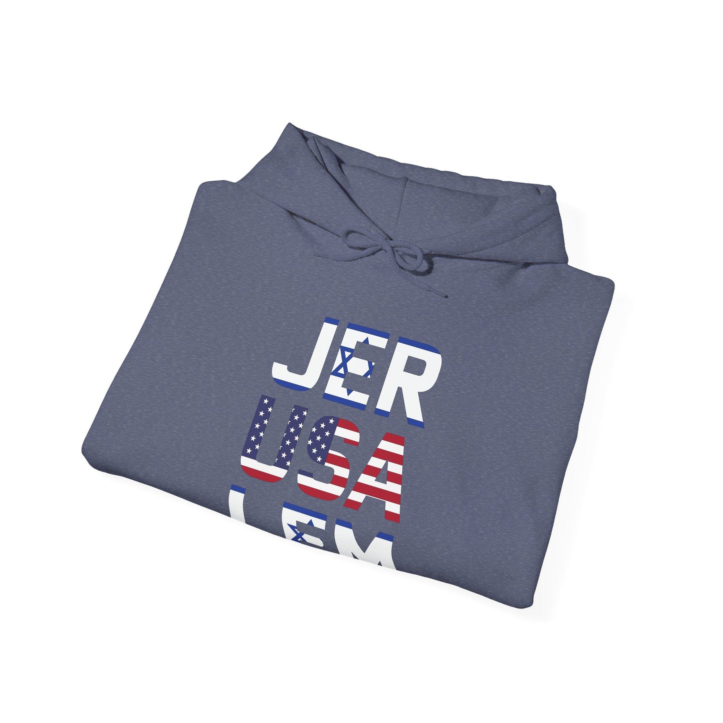 Jerusalem City Usa Israel Flag Jewish Support Jerusalem Hoodie For Men Women Hoodie