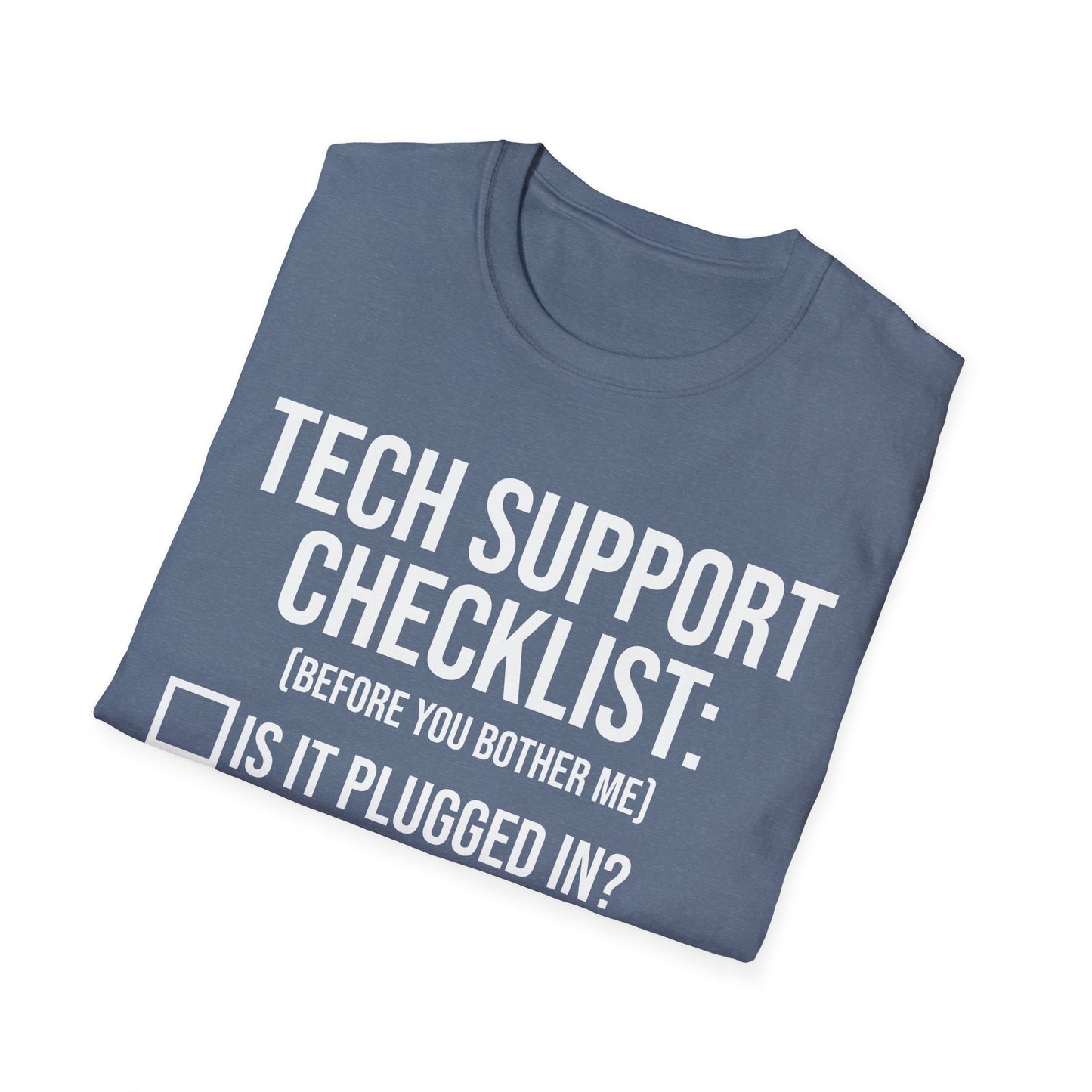 Funny Tech Support Checklist Funny Information Technology IT T-Shirt Men Women
