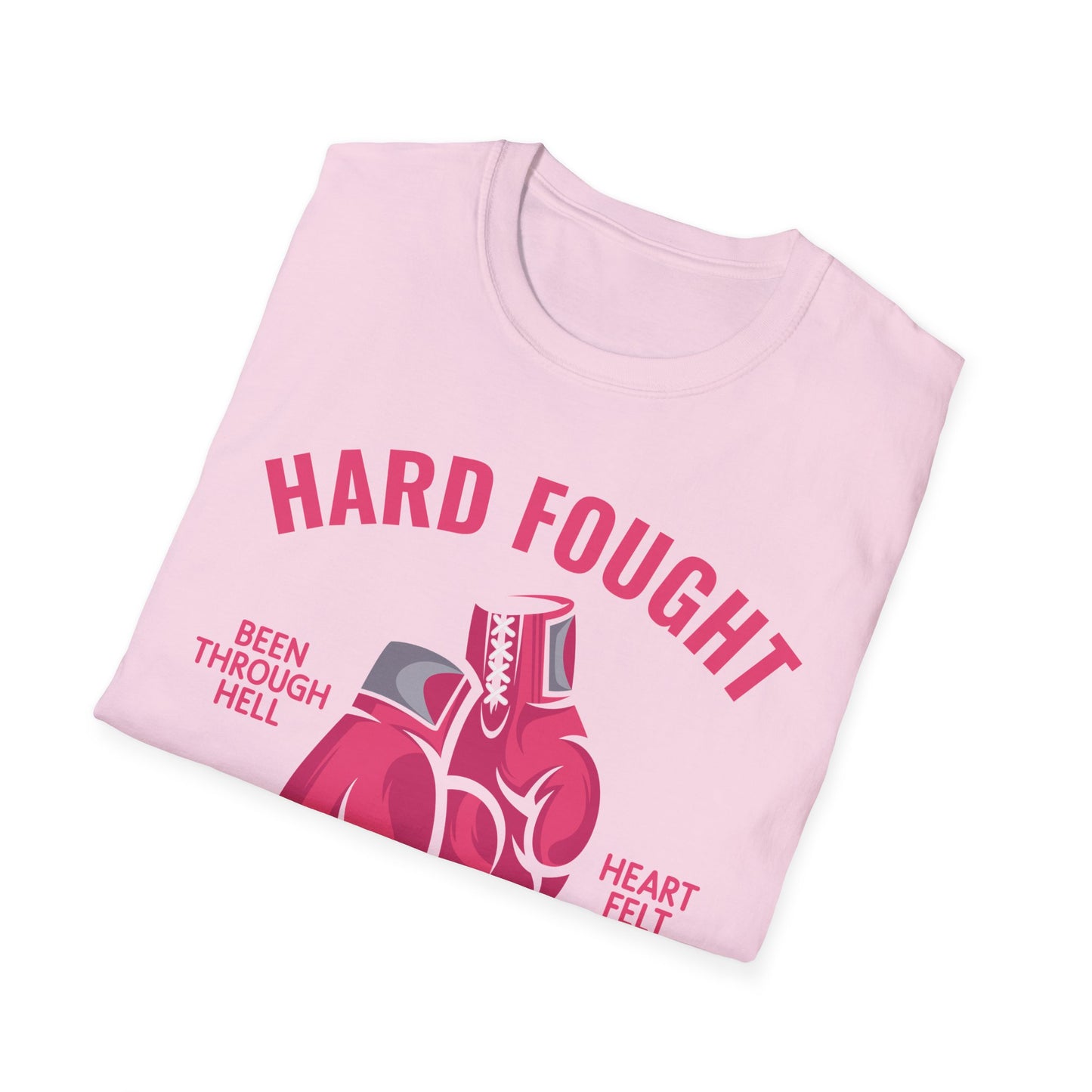 Hard Fought Hallelujah Praise Jesus Lake Christian T-Shirt For Men Women
