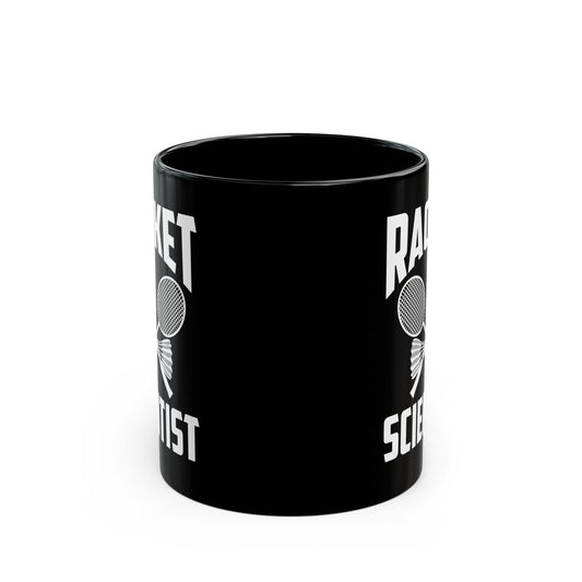 Funny Badminton Player Mug Racket Scientist Badminton Gift Coffee Mug