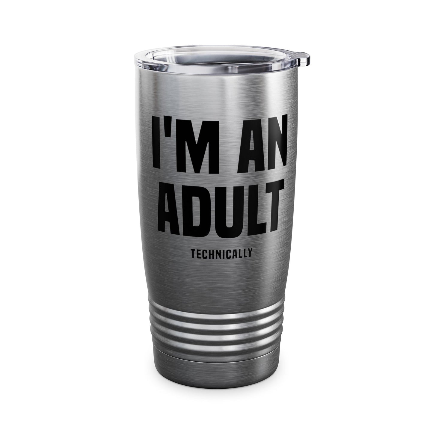 Funny I Am An Adult Technically Tumbler 18th Birthday Tumbler Boys Girls