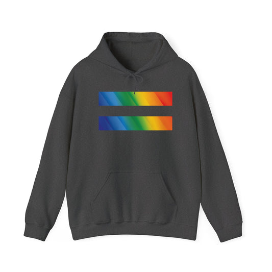 Equal Sign Lesbian Flag Bi Equality Support LGBT Gay Hoodie For Men Women