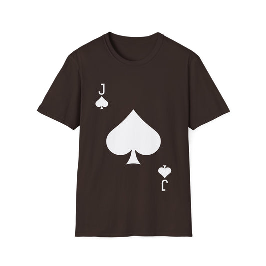 Jack of Spades Deck of Cards Halloween Costume T-Shirt For Men