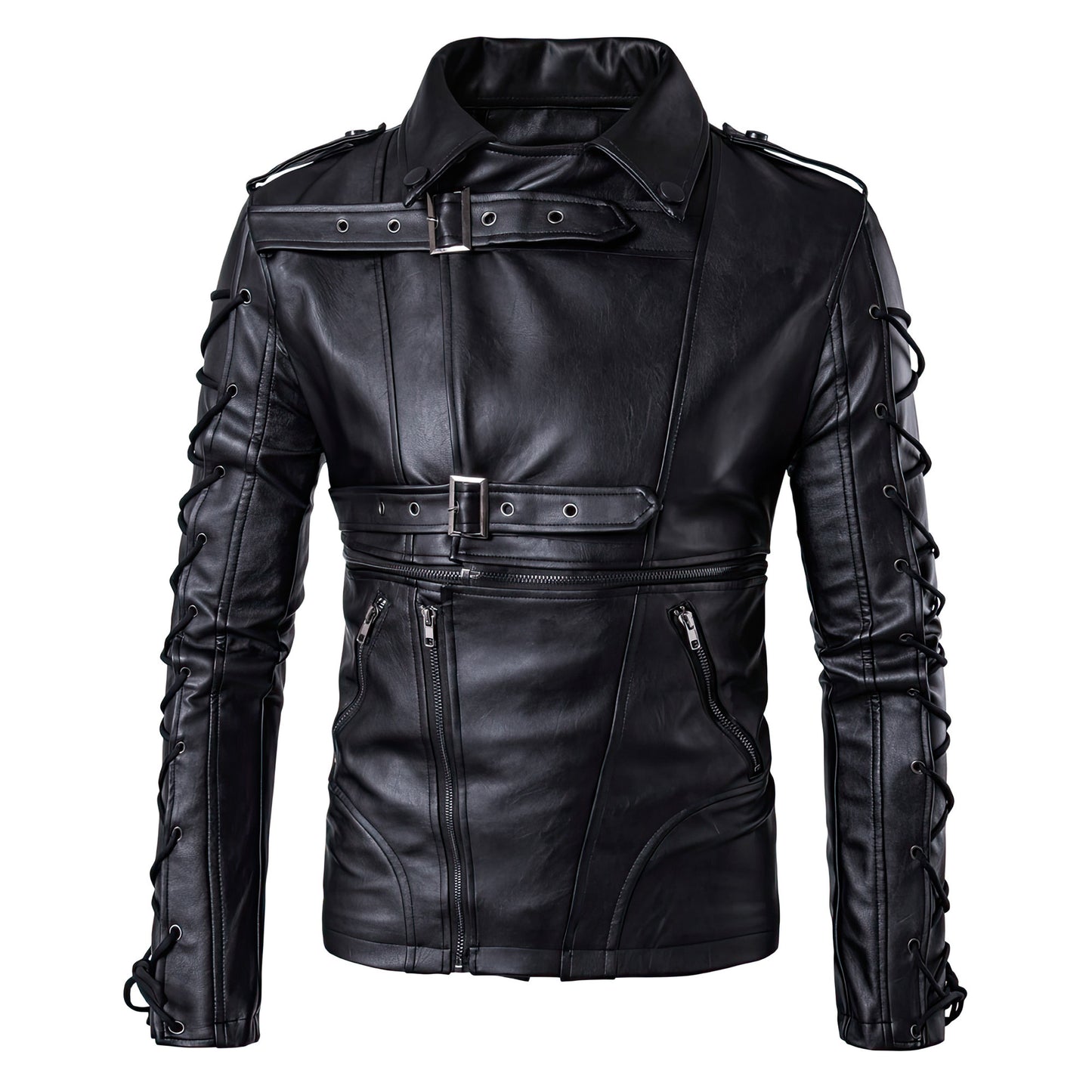 Men's Motorcycle Leather Jacket Decadent Coat Mens Leather Coats Genuine Leather Jacket