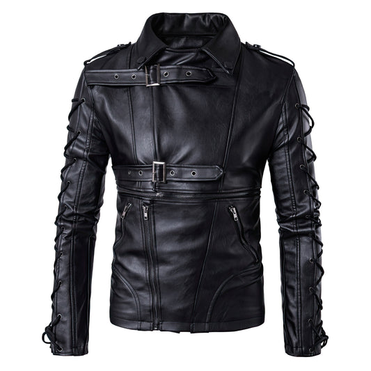 Men's Motorcycle Leather Jacket Decadent Coat Mens Leather Coats Genuine Leather Jacket