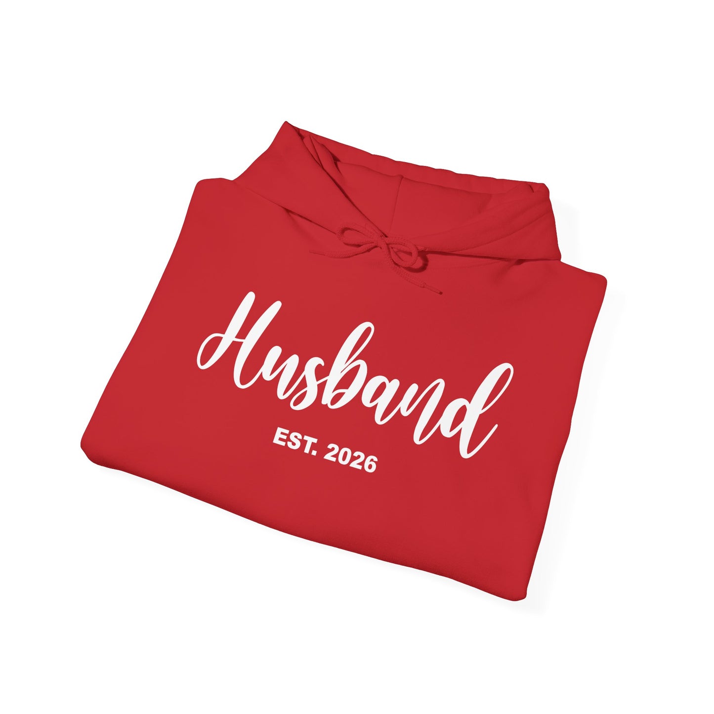 Husband Est 2026 Married Hubby Wife Honeymoon Couple Wedding Hoodie