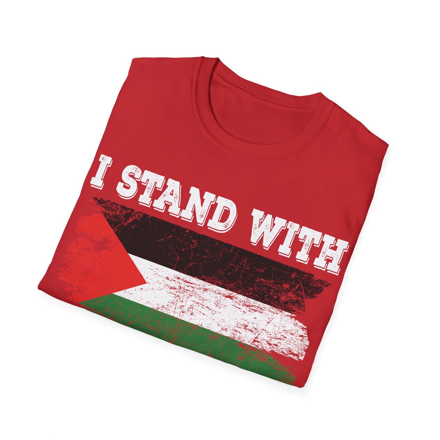 I Stand With Palestine Free Palestine Flag Gaza Palestinian Flag T-Shirt For Men Women T-Shirt
