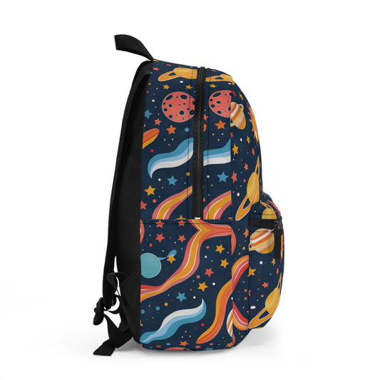 Planetary Parade Pattern Backpacks For Men Women Kids School Travel, Capacity School Backpacks