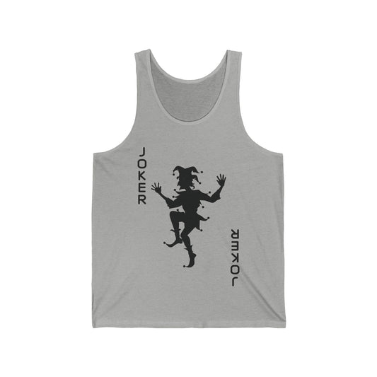 Joker of Spades Deck of Cards Halloween Costume Tank Top For Men