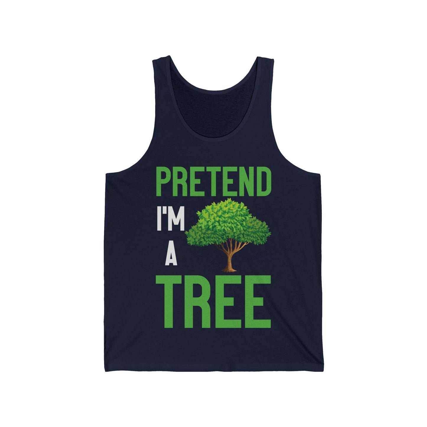 Funny Pretend I’m a Tree Tree Lazy Costume Tank Top For Men Women
