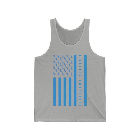 Diabetes Support Type 1 Diabetes Awareness American Flag Tank Top For Men Women Tank Top