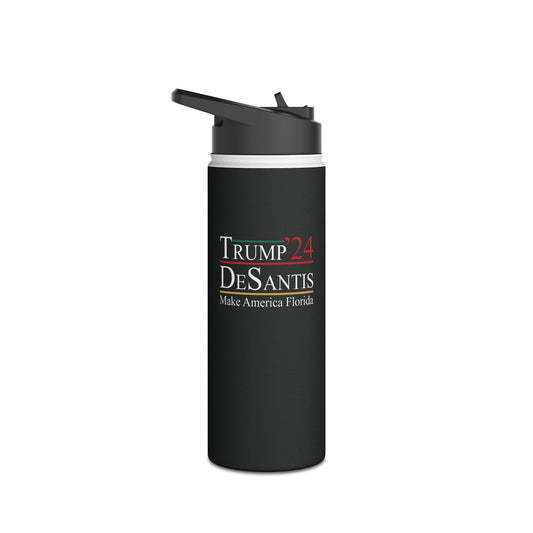 Trump DeSantis 2024 Make America Florida, Election Water Bottles Man Women