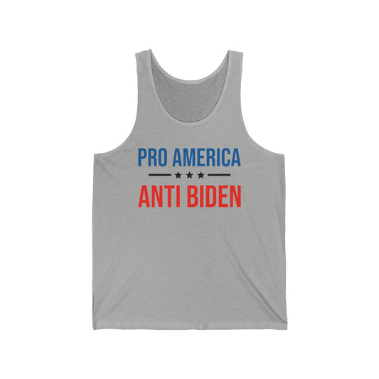 Pro America Anti Biden Flag Impeach Joe Biden Anti-Biden 8646 Tank Top Men Women