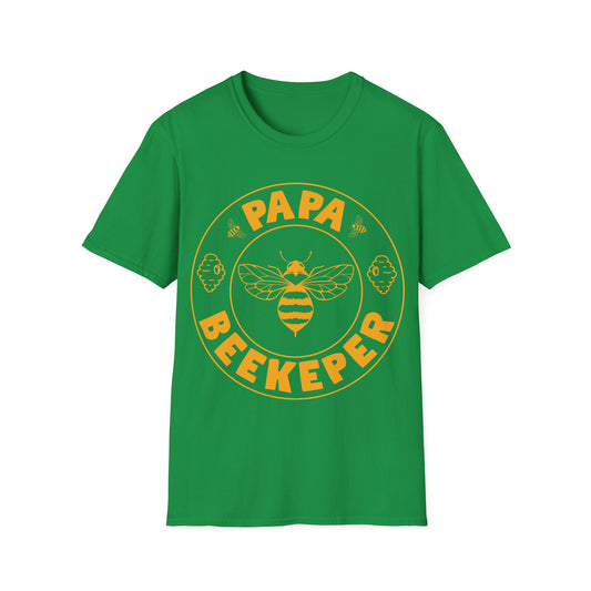 Papa Beekeeper Bee Whisperer Distressed Retro Beekeeping T-Shirt For Men Women T-Shirt